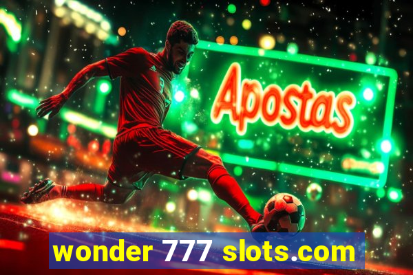 wonder 777 slots.com